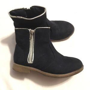 Cat & Jack Navy Blue Zip up boots 🥾
